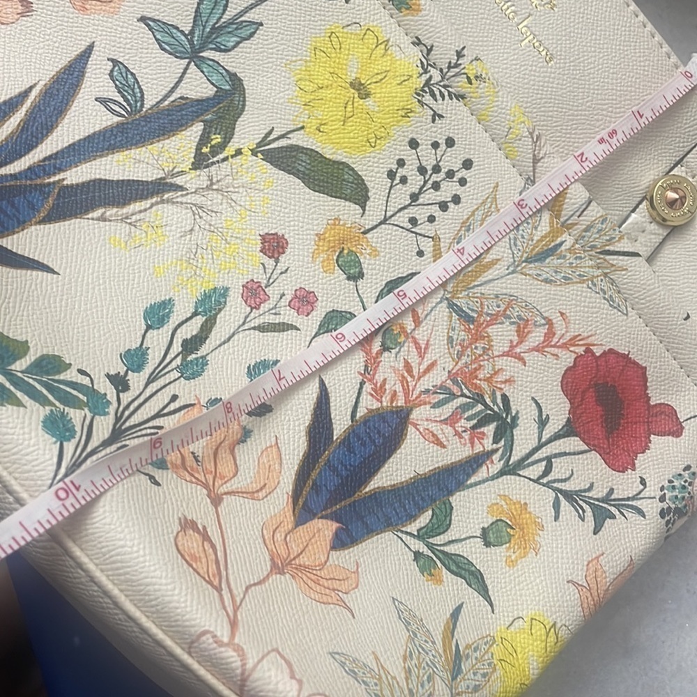 NANETTE LEPORE Bag Summer Botanical CottageCore Makena new vegan leather purse - Picture 12 of 16